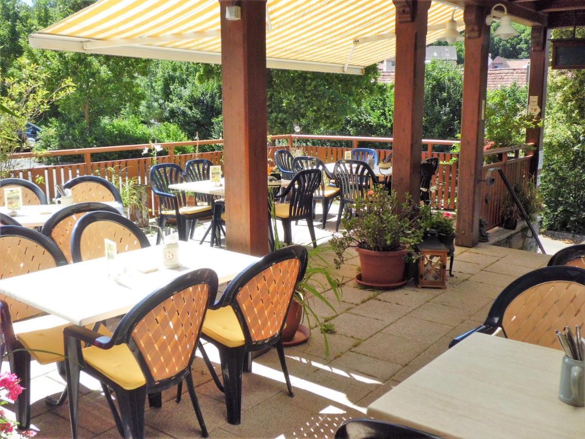 Restaurant - Pension Herrgottstal Creglingen Exterior photo
