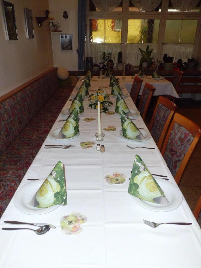 Restaurant - Pension Herrgottstal Creglingen Exterior photo