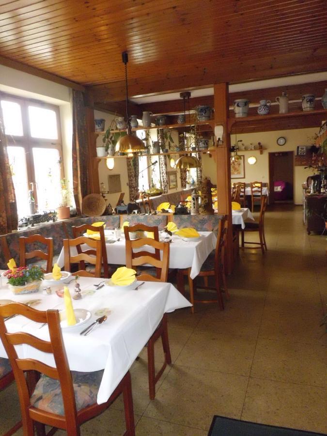 Restaurant - Pension Herrgottstal Creglingen Exterior photo